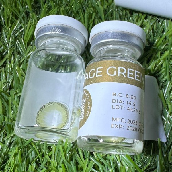Sage Green eye lenses
